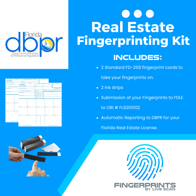 Real Estate Fingerprinting Kit