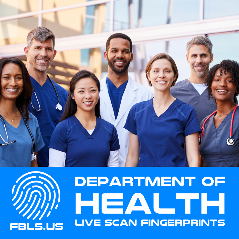 Department of Health Fingerprinting