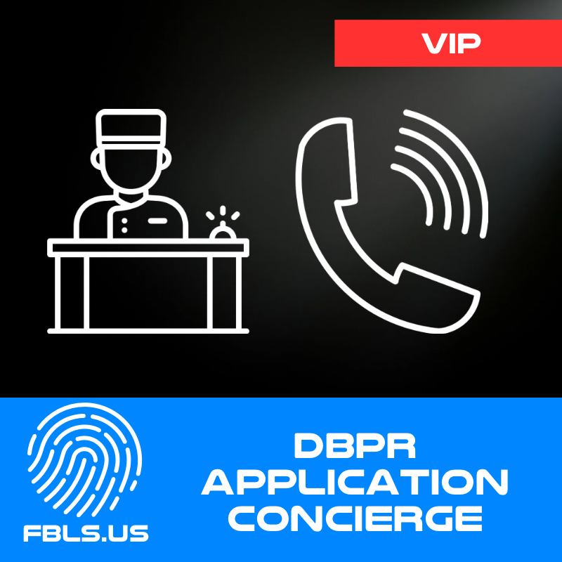 DBPR Application Concierge