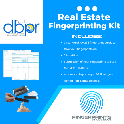 Real Estate Fingerprinting Kit