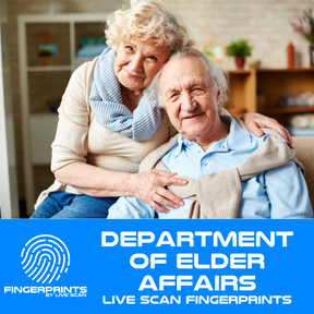 Department of Elder Affairs Fingerprinting