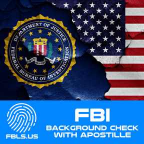 FBI Background Check with Apostille Service