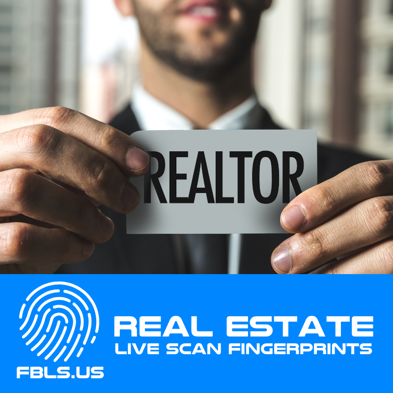 Real Estate License Fingerprinting - FL920010Z