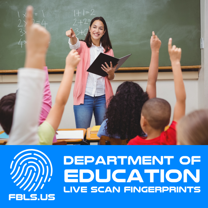 Department of Education Fingerprinting