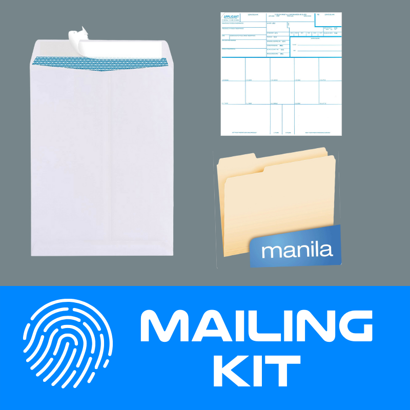 Fingerprint Card Mailing Kit