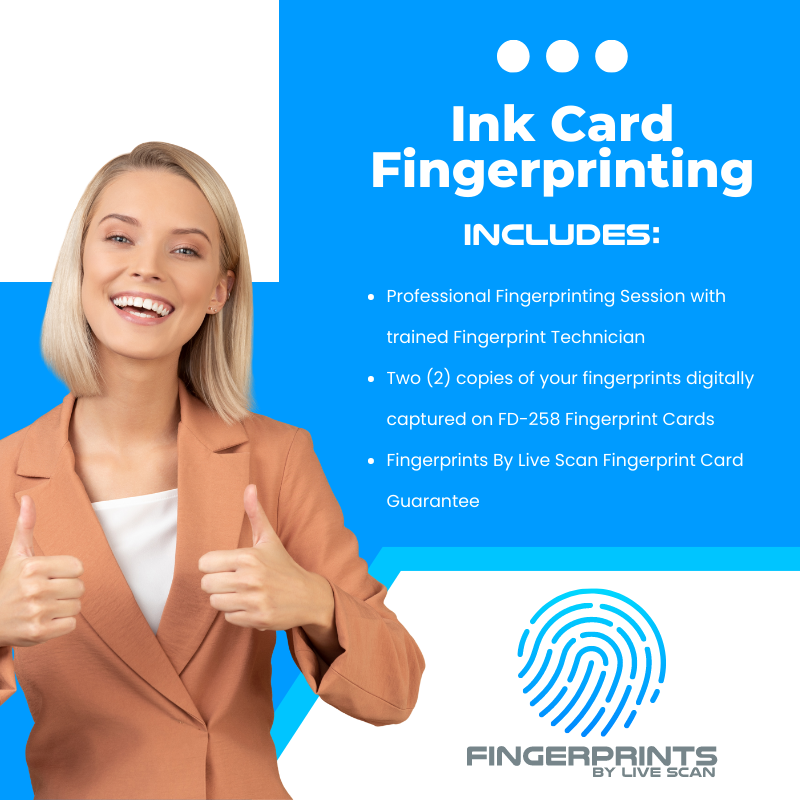 Ink Fingerprinting Appointment