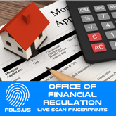 Office of Financial Regulation Fingerprinting